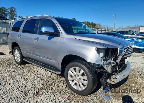 2018 Toyota Sequoia Platinum z USA, uszkodzony, nr VIN 5TDYY5G19JS071655